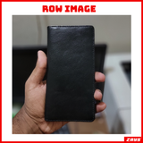 Zays Premium Leather Multifunctional Long Mobile Wallet for Men - Black (ZAYSWL23)