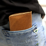 Zays Premium Leather Multifunctional Long Mobile Wallet for Men - Light Brown (ZAYSWL24)