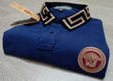 Imported Super Premium Cotton Polo Shirt For Men - ZPL04 - Royal Blue