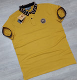 Imported Super Premium Cotton Polo Shirt For Men - ZPL02 - Yellow