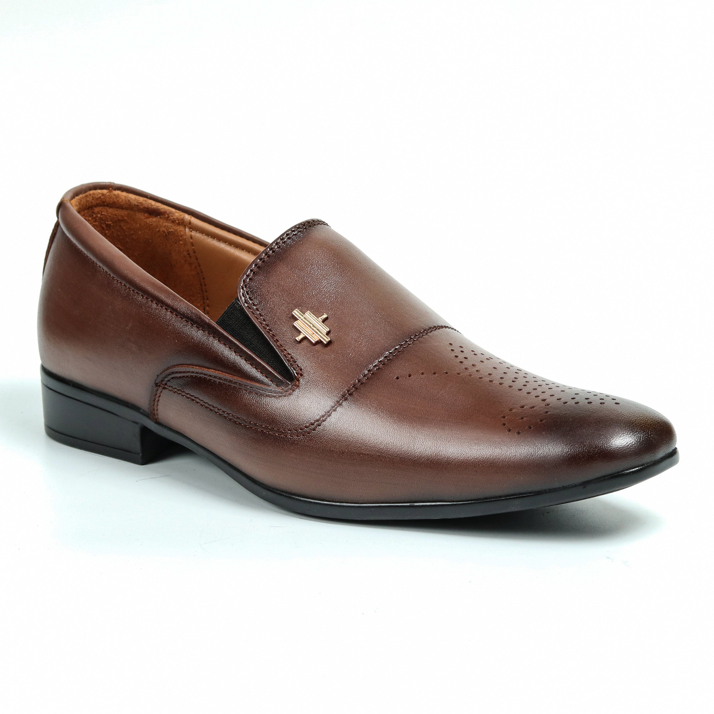 Zays Leather Premium Formal Shoe For Men (Brown) - ZAYSSF05