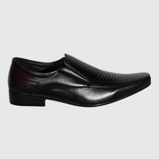 ZAYS Premium Leather Formal Shoes for Men - Black | Stylish & Comfortable Office Footwear | SF107 - Image 2