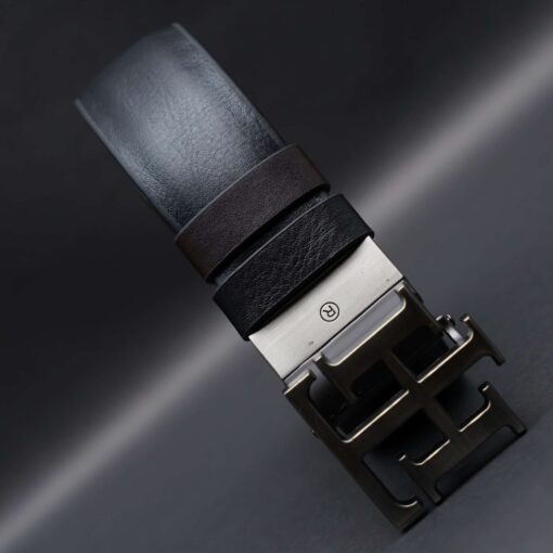 Zays Reversible Handcrafted Genuine Leather Belt for Men – Premium Quality, Adjustable, Stylish & Durable - Image 11