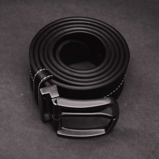 Zays Handcrafted Genuine Leather Belt for Men – Premium Quality, Adjustable, Stylish & Durable (ZMB132-Black) - Image 10
