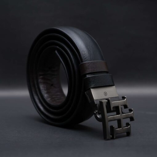 Zays Reversible Handcrafted Genuine Leather Belt for Men – Premium Quality, Adjustable, Stylish & Durable - Image 1