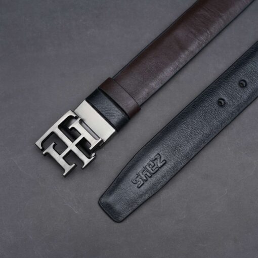 Zays Reversible Handcrafted Genuine Leather Belt for Men – Premium Quality, Adjustable, Stylish & Durable - Image 13