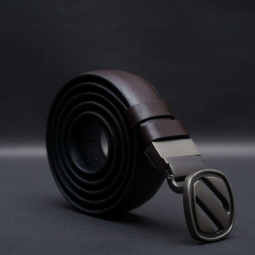 Zays Reversible Handcrafted Genuine Leather Belt for Men – Premium Quality, Adjustable, Stylish & Durable (ZMB114) - Image 2