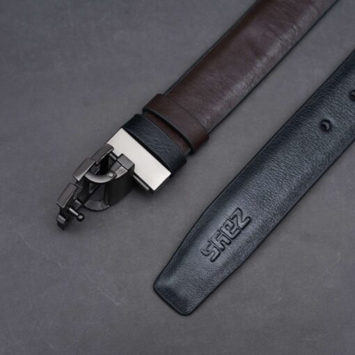 Zays Reversible Handcrafted Genuine Leather Belt for Men – Premium Quality, Adjustable, Stylish & Durable - Image 10