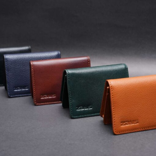 Zays Premium Eco-Friendly Leather Magnetic Card Holder Mini Wallet (CW110-Brown) - Image 12
