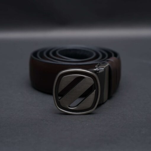 Zays Reversible Handcrafted Genuine Leather Belt for Men – Premium Quality, Adjustable, Stylish & Durable (ZMB114) - Image 10