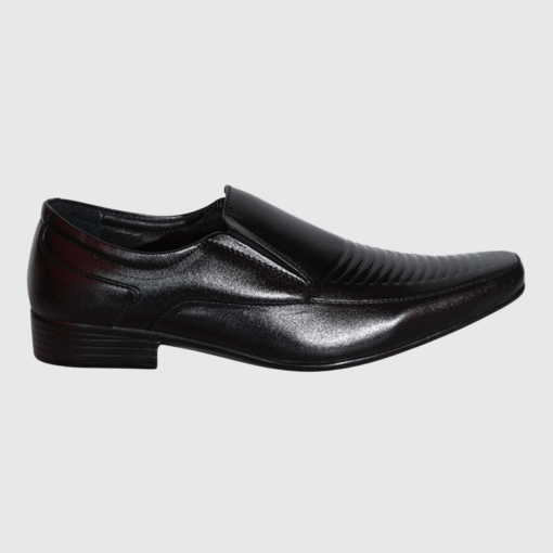 ZAYS Premium Leather Formal Shoes for Men - Black | Stylish & Comfortable Office Footwear | SF107 - Image 5
