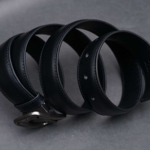 Zays Handcrafted Genuine Leather Belt for Men – Premium Quality, Adjustable, Stylish & Durable (ZMB124-Black) - Image 6