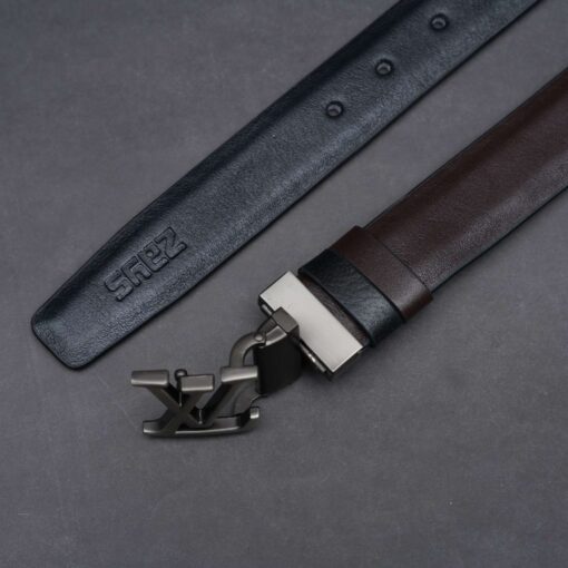 Zays Reversible Handcrafted Genuine Leather Belt for Men – Premium Quality, Adjustable, Stylish & Durable - Image 8