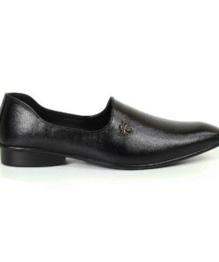 Zays Premium Leather Casual Shoe for Men – Girish (Black) SF15