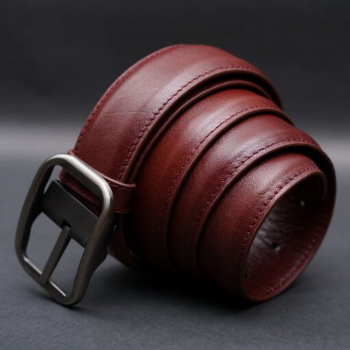 44 Zays Handcrafted Genuine Leather Belt for Men – Premium Quality, Adjustable, Stylish & Durable (ZMB125-Red Brown) - Image 9