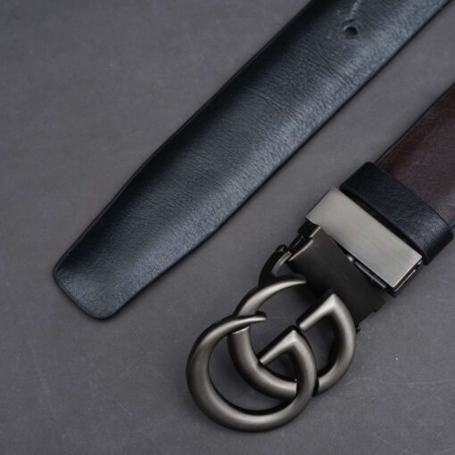Zays Reversible Handcrafted Genuine Leather Belt for Men – Premium Quality, Adjustable, Stylish & Durable - Image 4