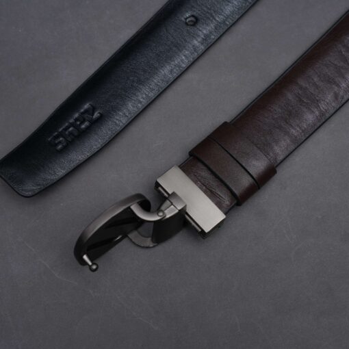 Zays Reversible Handcrafted Genuine Leather Belt for Men – Premium Quality, Adjustable, Stylish & Durable (ZMB114) - Image 5