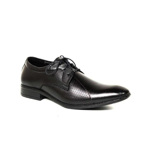 Zays Leather Premium Formal Shoe For Men (Black) - SF57 - Image 1