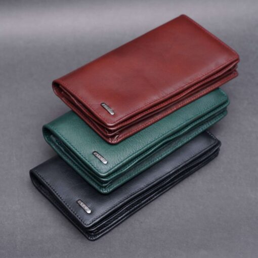 ZLW107 (9) Zays Handcrafted Premium Eco-Friendly Leather Long Wallet for Max 2 Mobile (ZLW108) - Image 6