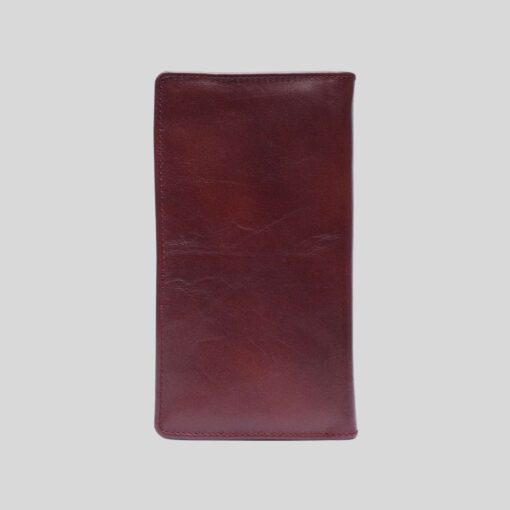 ZLW108 (5) Zays Handcrafted Premium Eco-Friendly Leather Long Wallet for Max 2 Mobile (ZLW108) - Image 5