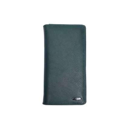 Zays Handcrafted Premium Eco-Friendly Leather Long Wallet for Max 2 Mobile