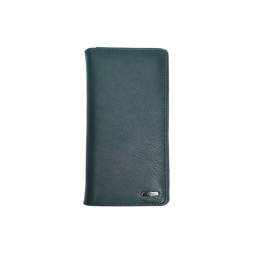 Zays Handcrafted Premium Eco-Friendly Leather Long Wallet for Max 2 Mobile (ZLW109) - Image 1