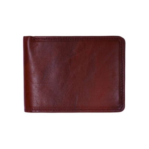Zays Handcrafted Premium Leather Bifold Short Wallet (SW107-Chocolate) - Image 5