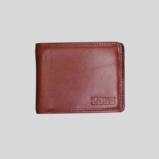 Zays Handcrafted Premium Eco-Friendly Oil Pull Up Leather Bifold Short Wallet (ZSW130-Brown) - Image 8