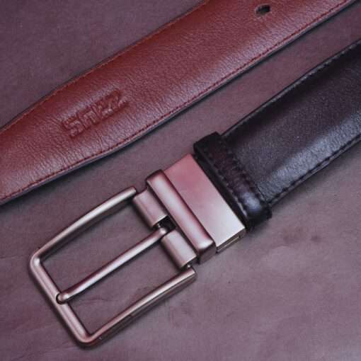 18 Zays Reversible Leather Belt For Men - ZMB138 - Image 10