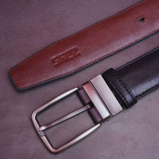27 Zays Reversible Leather Belt For Men - ZMB139 - Image 12