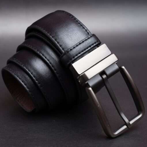 30 Zays Reversible Leather Belt For Men - ZMB139 - Image 7