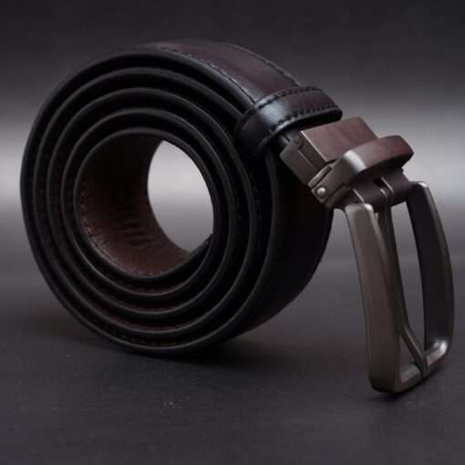 34 Zays Reversible Leather Belt For Men - ZMB139 - Image 5
