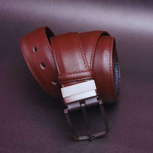 39 Zays Reversible Leather Belt For Men - ZMB137 - Image 12