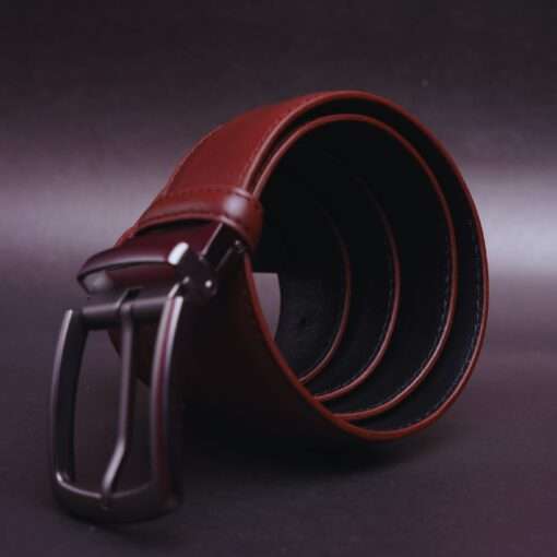 6 Zays Reversible Leather Belt For Men - ZMB136 - Image 7