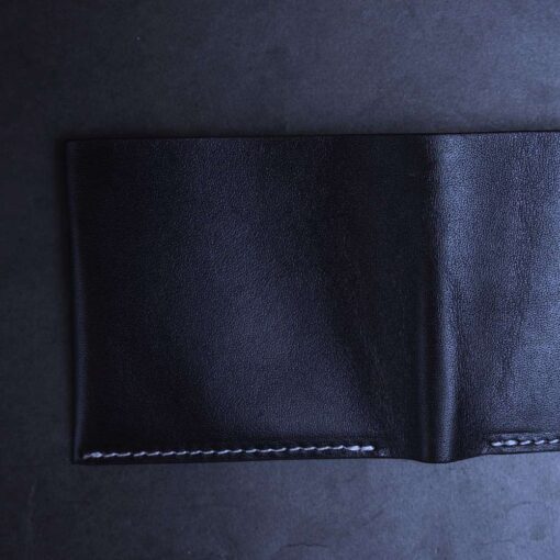 ZAYS Slim Bifold Leather Wallet for Uniesx – Top Grain Genuine Leather, Snap Button Closure, Holds Cash & Cards – Compact, Lightweight (ZSW110-Black) - Image 10