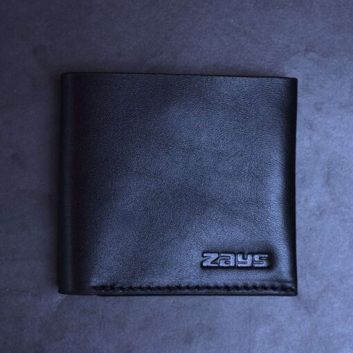 A (2) ZAYS Slim Bifold Leather Wallet for Uniesx – Top Grain Genuine Leather, Snap Button Closure, Holds Cash & Cards – Compact, Lightweight (ZSW109-Black) - Image 14