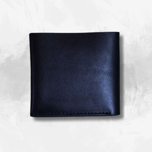 A (5) ZAYS Slim Bifold Leather Wallet for Uniesx – Top Grain Genuine Leather, Snap Button Closure, Holds Cash & Cards – Compact, Lightweight (ZSW109-Black) - Image 11