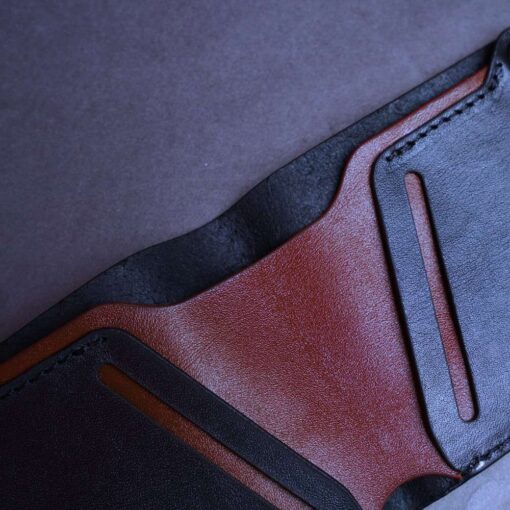 A (6) ZAYS Slim Bifold Leather Wallet for Uniesx – Top Grain Genuine Leather, Snap Button Closure, Holds Cash & Cards – Compact, Lightweight (ZSW109-Black) - Image 10