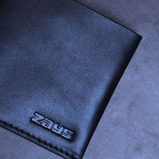 A (7) ZAYS Slim Bifold Leather Wallet for Uniesx – Top Grain Genuine Leather, Snap Button Closure, Holds Cash & Cards – Compact, Lightweight (ZSW109-Black) - Image 9
