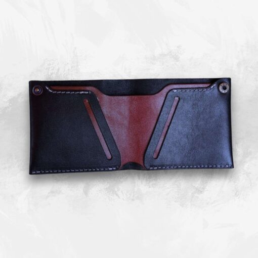 ZAYS Slim Bifold Leather Wallet for Uniesx – Top Grain Genuine Leather, Snap Button Closure, Holds Cash & Cards – Compact, Lightweight (ZSW110-Black) - Image 15