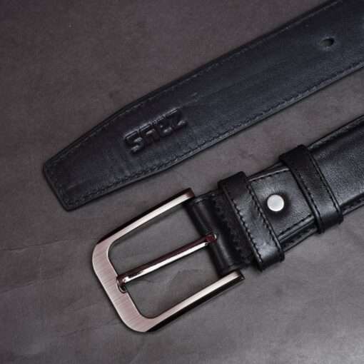 Zays Handcrafted Genuine Leather Belt for Men – Premium Quality, Adjustable, Stylish & Durable (MB101-Black) - Image 7