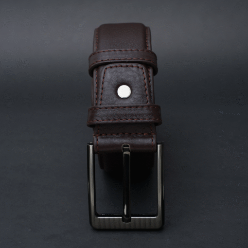 Zays Genuine Leather Belt for Men – Premium Full-Grain Cowhide, Handmade, Formal & Casual Use - Image 3
