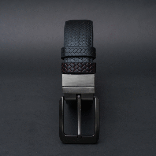 Zays Reversible Handcrafted Genuine Leather Belt for Men – Premium Quality, Adjustable, Stylish & Durable - ZMB140 - Image 2