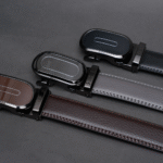 Zays Handcrafted Imported Genuine Leather Auto Gear Belt for Unisex– Premium Quality, Adjustable, Stylish & Durable - ZMB148 - Image 6