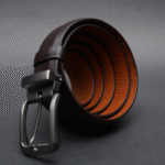 Zays Genuine Leather Belt for Men – Premium Full-Grain Cowhide, Handmade, Formal & Casual Use - ZMB142 - Image 6