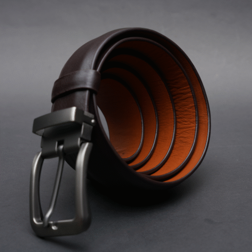 Zays Genuine Leather Belt for Men – Premium Full-Grain Cowhide, Handmade, Formal & Casual Use - ZMB142 - Image 6