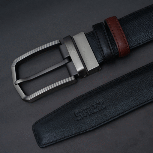 Zays Reversible Leather Belt For Men - MB137 - Image 11