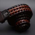 Zays Handcrafted Imported Genuine Leather Belt for Unisex – Premium Quality, Adjustable, Stylish & Durable - ZMB146 - Image 7