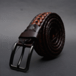 Zays Handcrafted Imported Genuine Leather Belt for Unisex – Premium Quality, Adjustable, Stylish & Durable - ZMB146 - Image 9