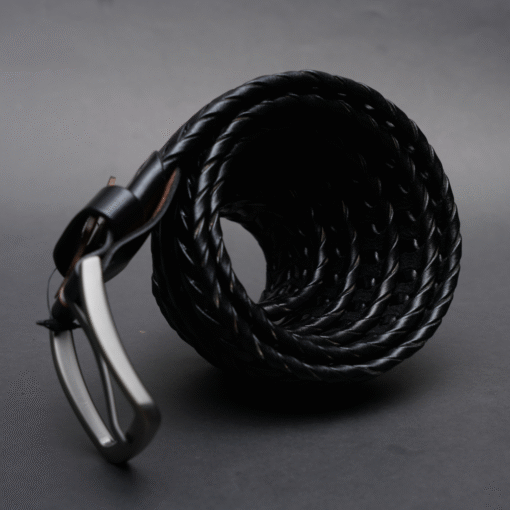 Zays Handcrafted Imported Genuine Leather Belt for Unisex – Premium Quality, Adjustable, Stylish & Durable - ZMB143 - Image 3